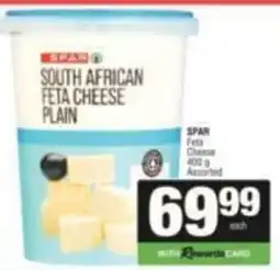 SuperSpar SPAR South African Feta Cheese Plain Assorted offer