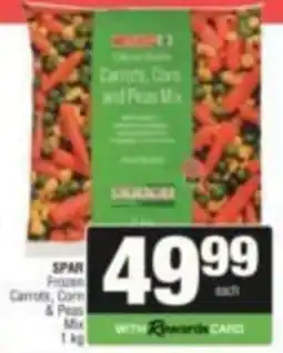 SuperSpar Woolworths Carrots, Corn and Peas Mix offer