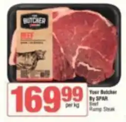 SuperSpar Your Butcher By SPAR Beef Rump Steak offer