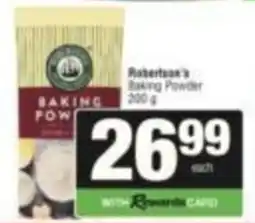 SuperSpar Robertson's Baking Powder offer