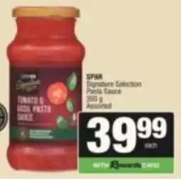 SuperSpar SPAR Signature Selection Tomato & Basil Pasta Sauce Assorted offer