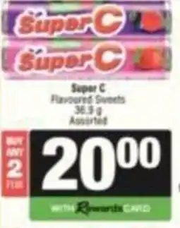 SuperSpar Super C Flavoured Sweets Assorted offer