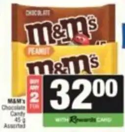 SuperSpar M&M's Chocolate Candy Assorted offer