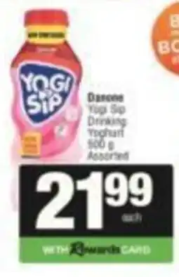 SuperSpar Dancene Yogi Sip Drinking Yoghurt Assorted offer