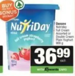 SuperSpar NutriDay Ice Cream Strawberry Yoghurt offer