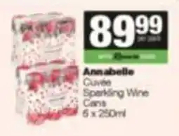 SuperSpar Annabelle Cuvee Sparkling Wine Cans offer