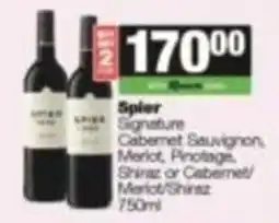 SuperSpar Spier Signature Cabernet Sauvignon offer