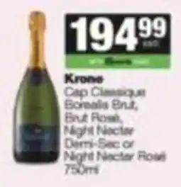 SuperSpar Krone Cap Classique Borealis Brut offer
