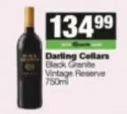 SuperSpar Darling Cellars Black Granite Vintage Reserve offer