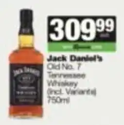 SuperSpar Jack Daniel's Old No. 7 Tennessee Whiskey offer