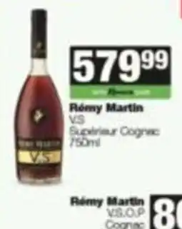 SuperSpar Rémy Martin VS Superior Cognac offer