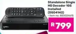 Game DStv Standalone Single HD Decoder 10S Installed offer