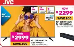 Game JVC 40" QLED FHD TV offer