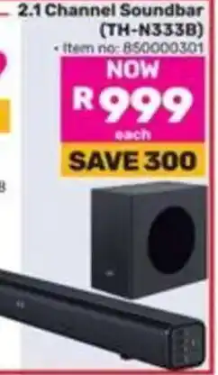 Game JVC 2.1 Channel Soundbar offer