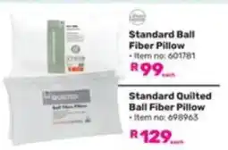 Game Standard Ball Fiber Pillow offer
