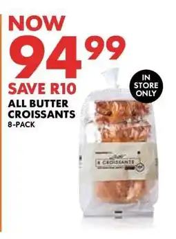 Woolworths All Butter Croissants 8-Pack offer