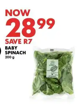 Woolworths Baby Spinach offer