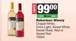 Spar Tops ROBERTSON WINERY offer