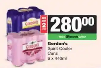Gordon's Spirit Cooler Cans