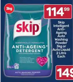 Pick n Pay Skip Intelligent Anti-Ageing Auto Washing Powder 3kg offer