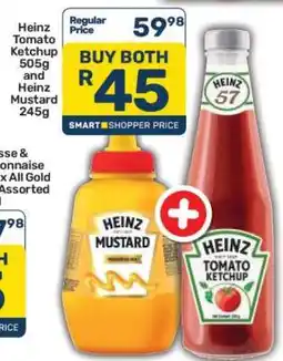 Pick n Pay Heinz Tomato Ketchup 505g and Heinz Mustard 245g offer
