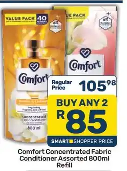 Pick n Pay Comfort Concentrated Fabric Conditioner Assorted 800ml Refill offer