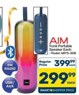 Pick n Pay AIM Funk Portable Speaker Each offer