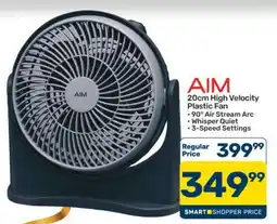 Pick n Pay AIM 20cm High Velocity Plastic Fan offer