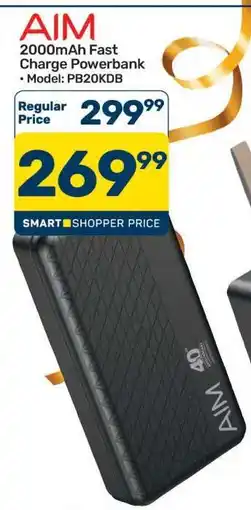 Pick n Pay AIM 2000mAh Fast Charge Powerbank offer