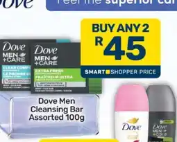 Pick n Pay Dove Men Cleansing Bar Assorted 100g offer