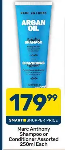 Pick n Pay Marc Anthony Shampoo or Conditioner Assorted 250ml Each offer