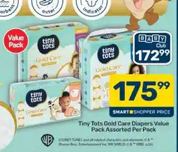 Pick n Pay Tiny Tots Gold Care Diapers Value Pack Assorted Per Pack offer