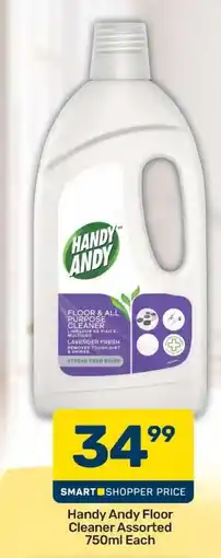 Pick n Pay Handy Andy Floor Cleaner Assorted 750ml Each offer