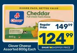 Pick n Pay Clover Cheese Assorted 800g Each offer