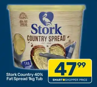 Stork Country 40% Fat Spread 1kg Tub