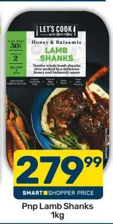 Pick n Pay PnP Lamb Shanks 1kg offer