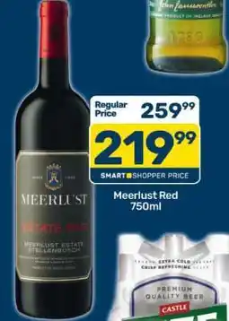 Pick n Pay Meerlust Red 750ml offer