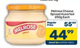Pick n Pay Melrose Cheese Spread Assorted 250g Each offer