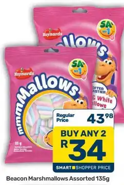 Pick n Pay Beacon Marshmallows Assorted 135g offer
