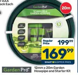 Pick n Pay 12mm x 20m Garden Hosepipe and Starter Kit offer