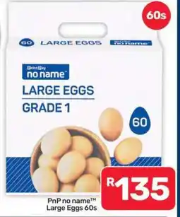 Pick n Pay Hypermarket PnP no name Large Eggs 60s offer
