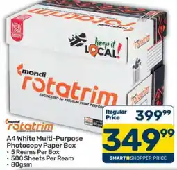 Pick n Pay A4 White Multi-Purpose Photocopy Paper Box offer