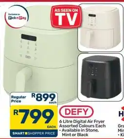 Pick n Pay Hypermarket DEFY 6 Litre Digital Air Fryer offer