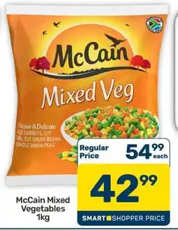 Pick n Pay Hypermarket McCain Mixed Vegetables 1kg offer