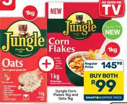 Pick n Pay Hypermarket Jungle Corn Flakes 1kg and Oats 1kg offer