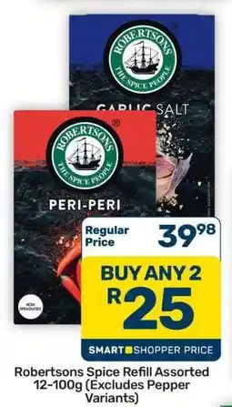 Pick n Pay Hypermarket Robertsons Spice Refill Assorted offer