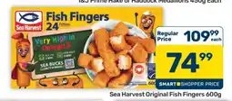 Pick n Pay Hypermarket Sea Harvest Original Fish Fingers 600g offer