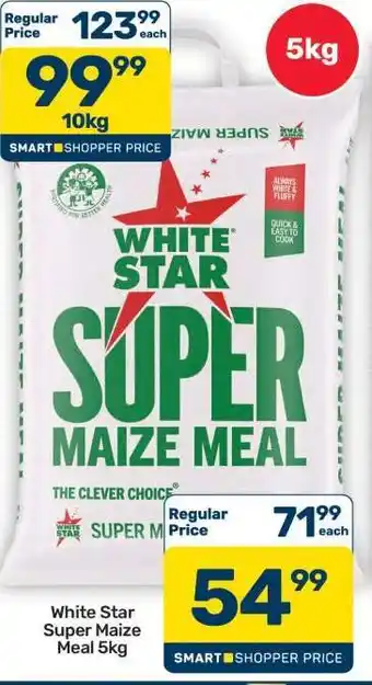 Pick n Pay Hypermarket White Star Super Maize Meal 5kg offer