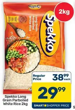 Pick n Pay Hypermarket Spekko Long Grain Parboiled White Rice 2kg offer