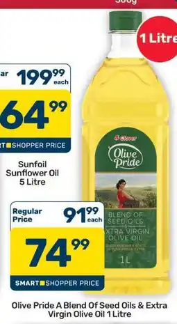 Pick n Pay Hypermarket Olive Pride A Blend Of Seed Oils & Extra Virgin Olive Oil 1 Litre offer